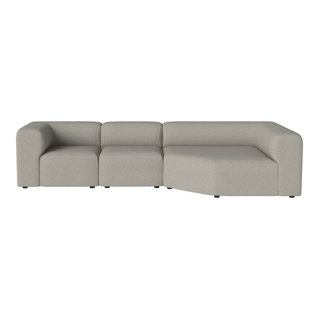 Angle 3-Seater Sofa w/ Large Corner