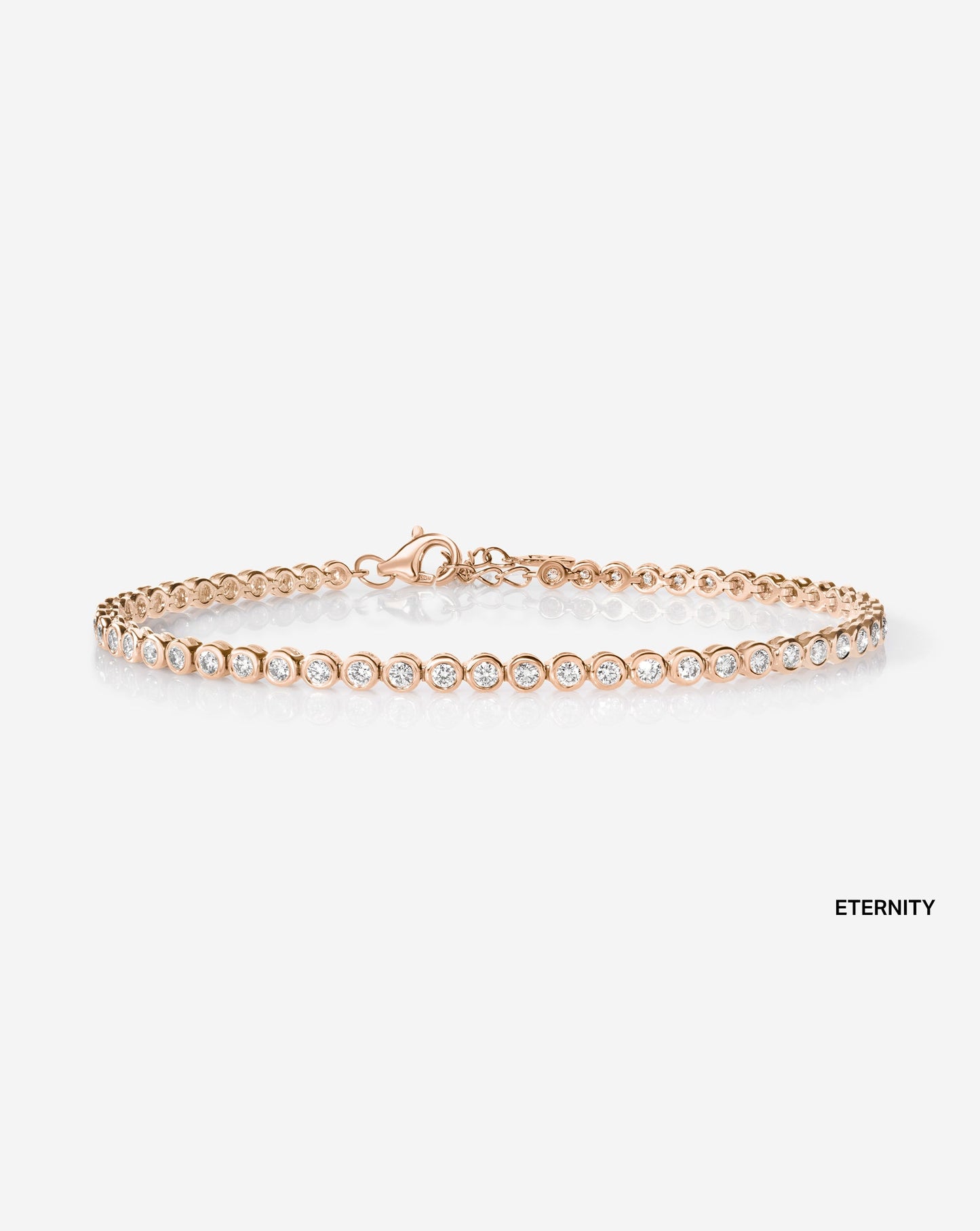 Bezel Mini Diamond Tennis Bracelet