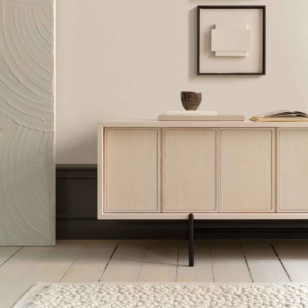Canvas Media Unit - Wood Doors