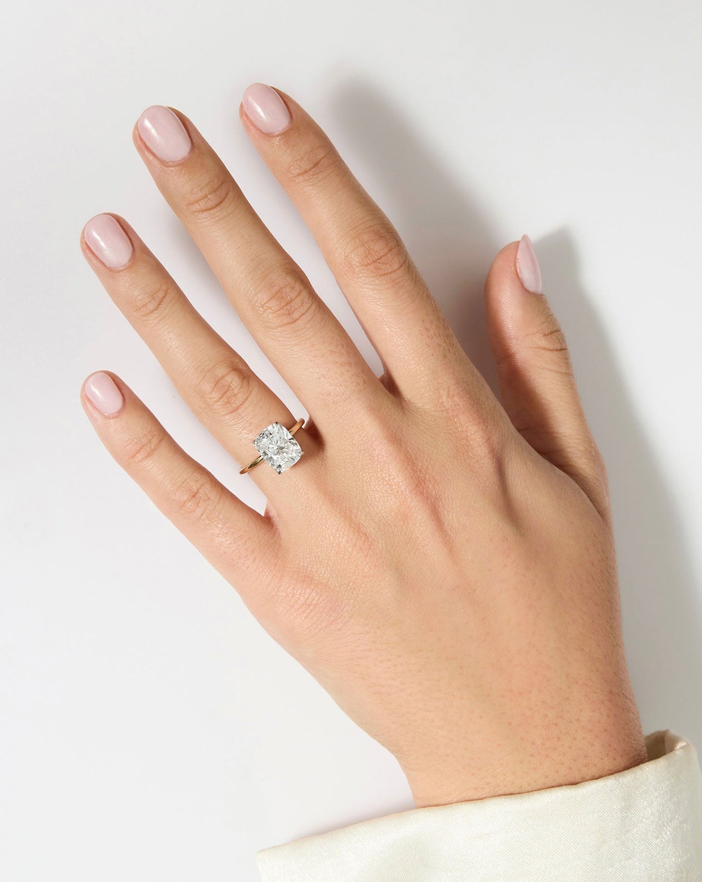 3.24 Cushion Lab Diamond in Whisper Thin®
