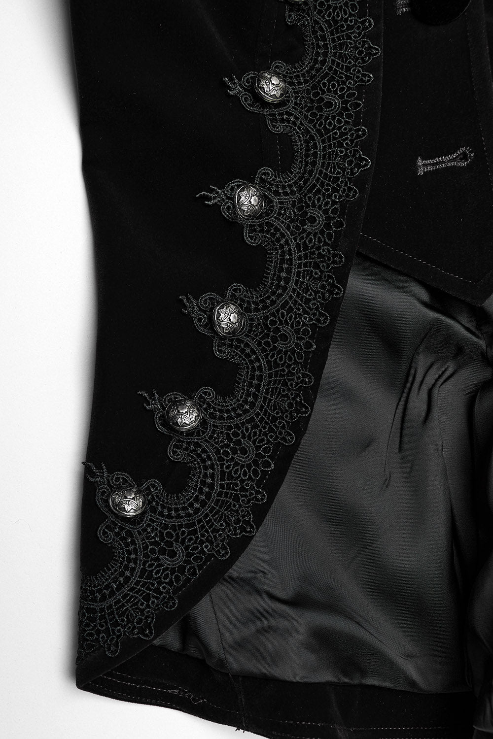 Antoinette Black Velvet Victorian Coat