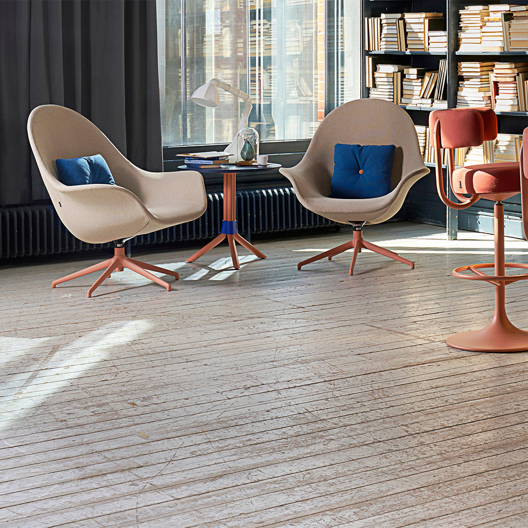 Atticus 03 Lounge Chair  - High -  5 Star Swivel Base