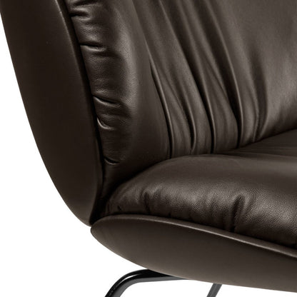 Beetle Soft Lounge Chair - Conic Base - Fully Upholstered