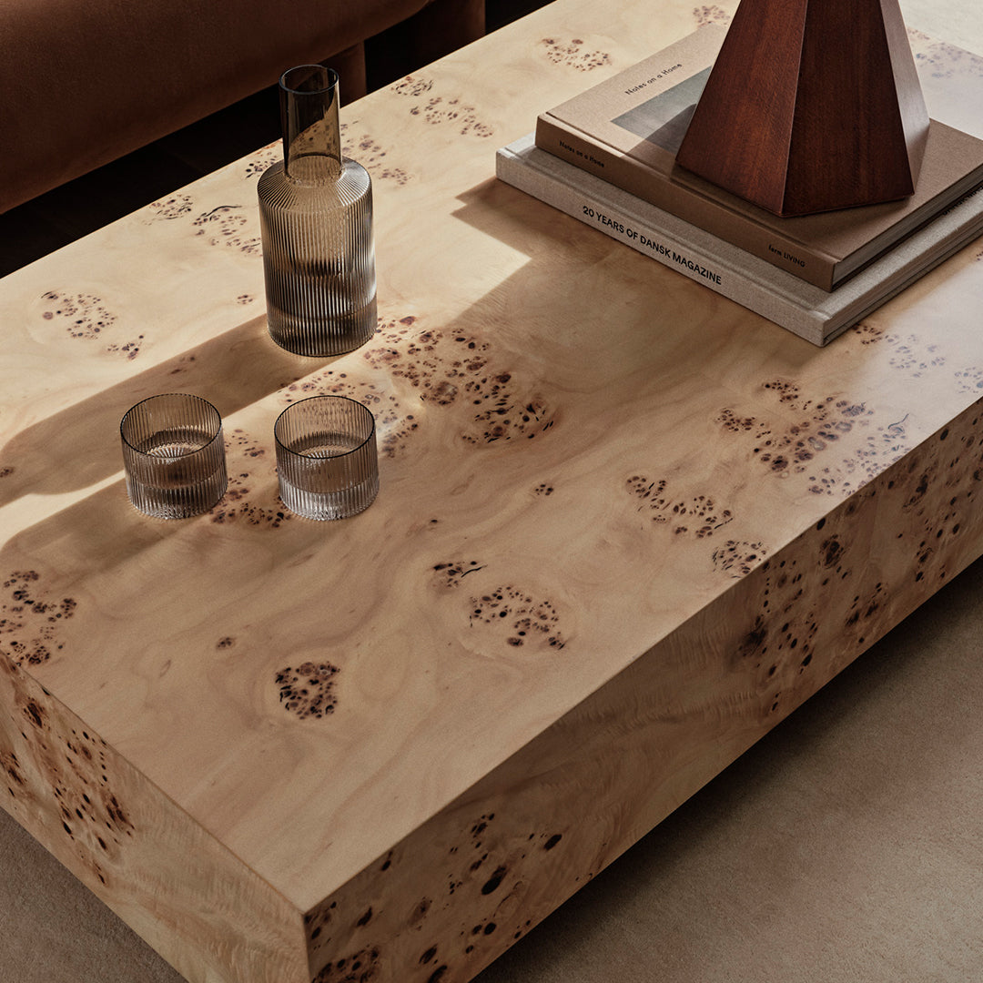 Burl Coffee Table