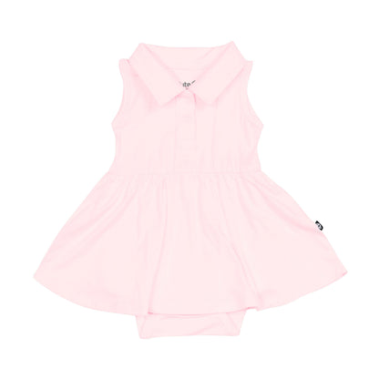 Polo Bodysuit Dress in Sakura