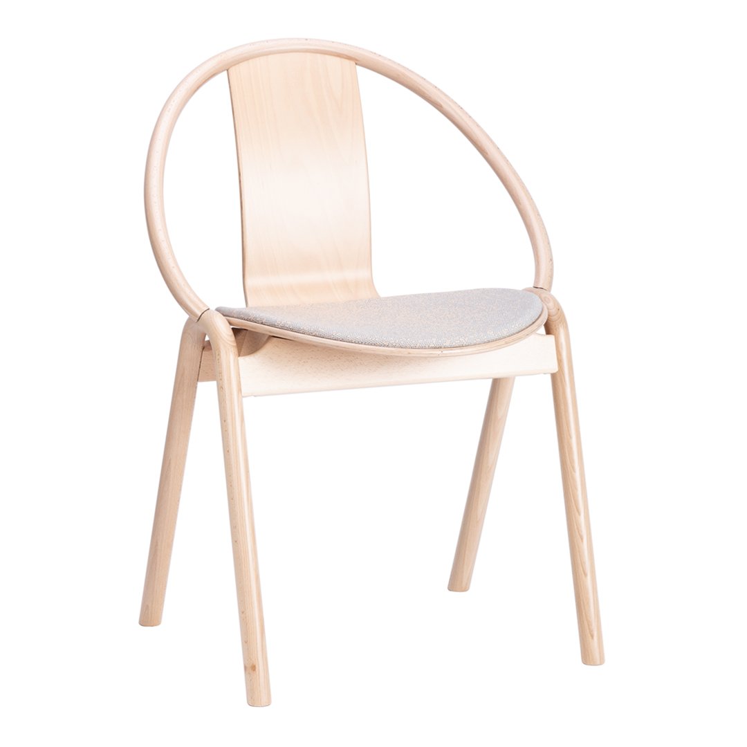 Again Chair - Seat Upholstered - Beech Frame