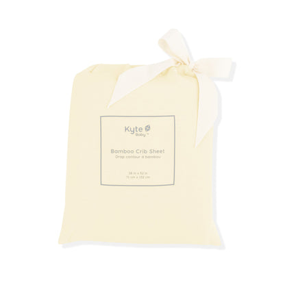 Crib Sheet in Chamomile