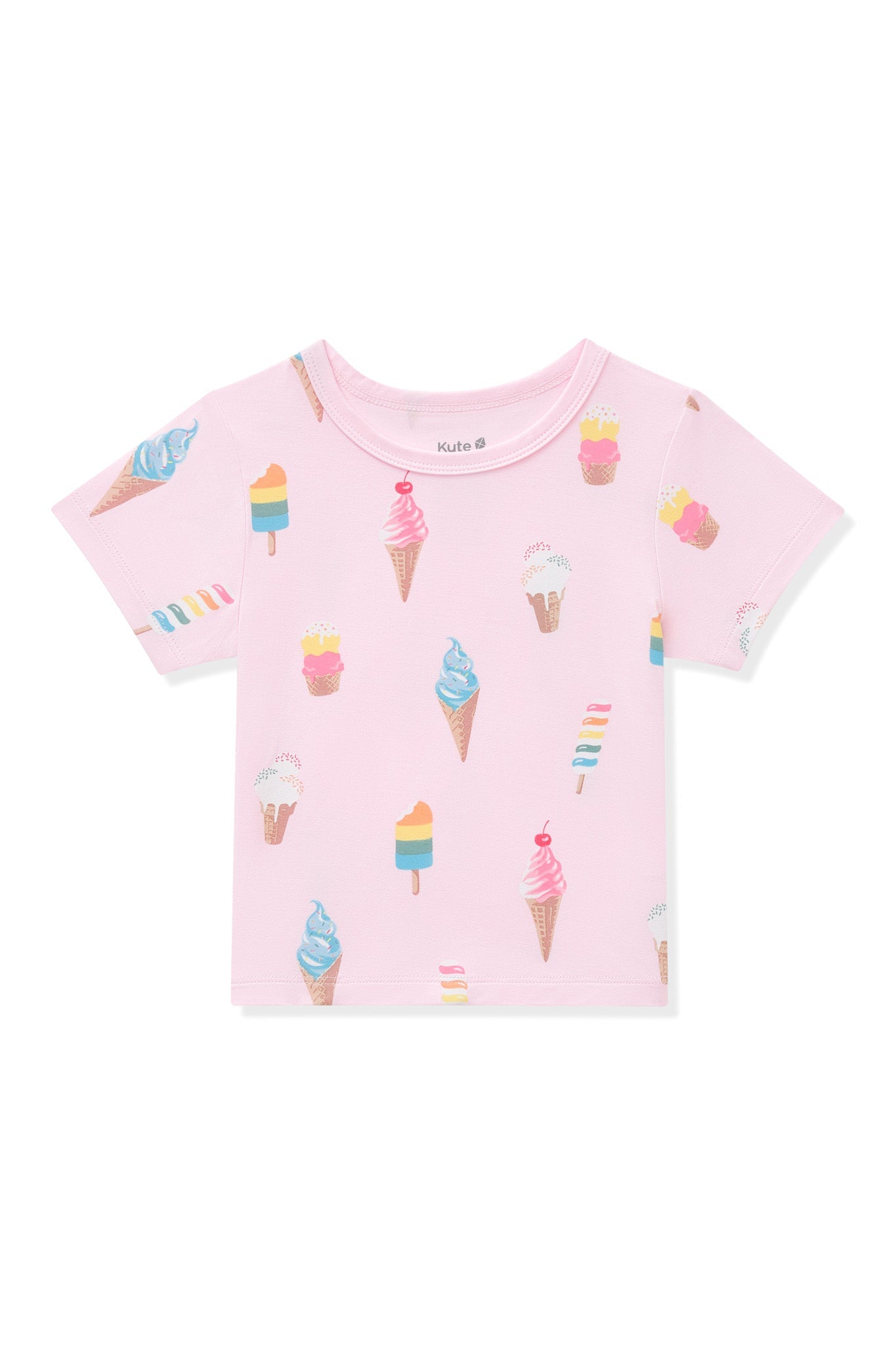 Toddler Basic Tee in Sakura Ice Cream