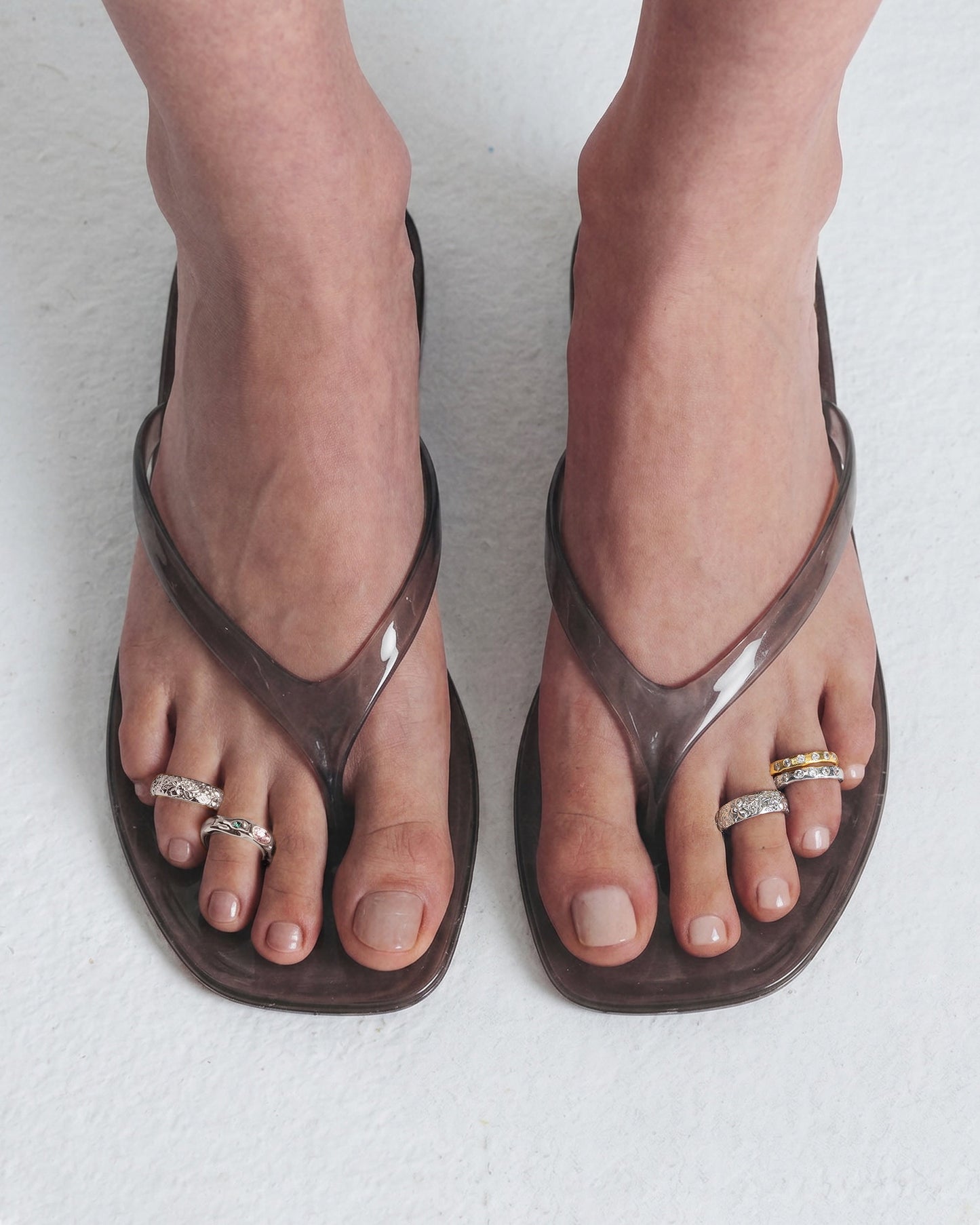 Silver Midday Toe Ring