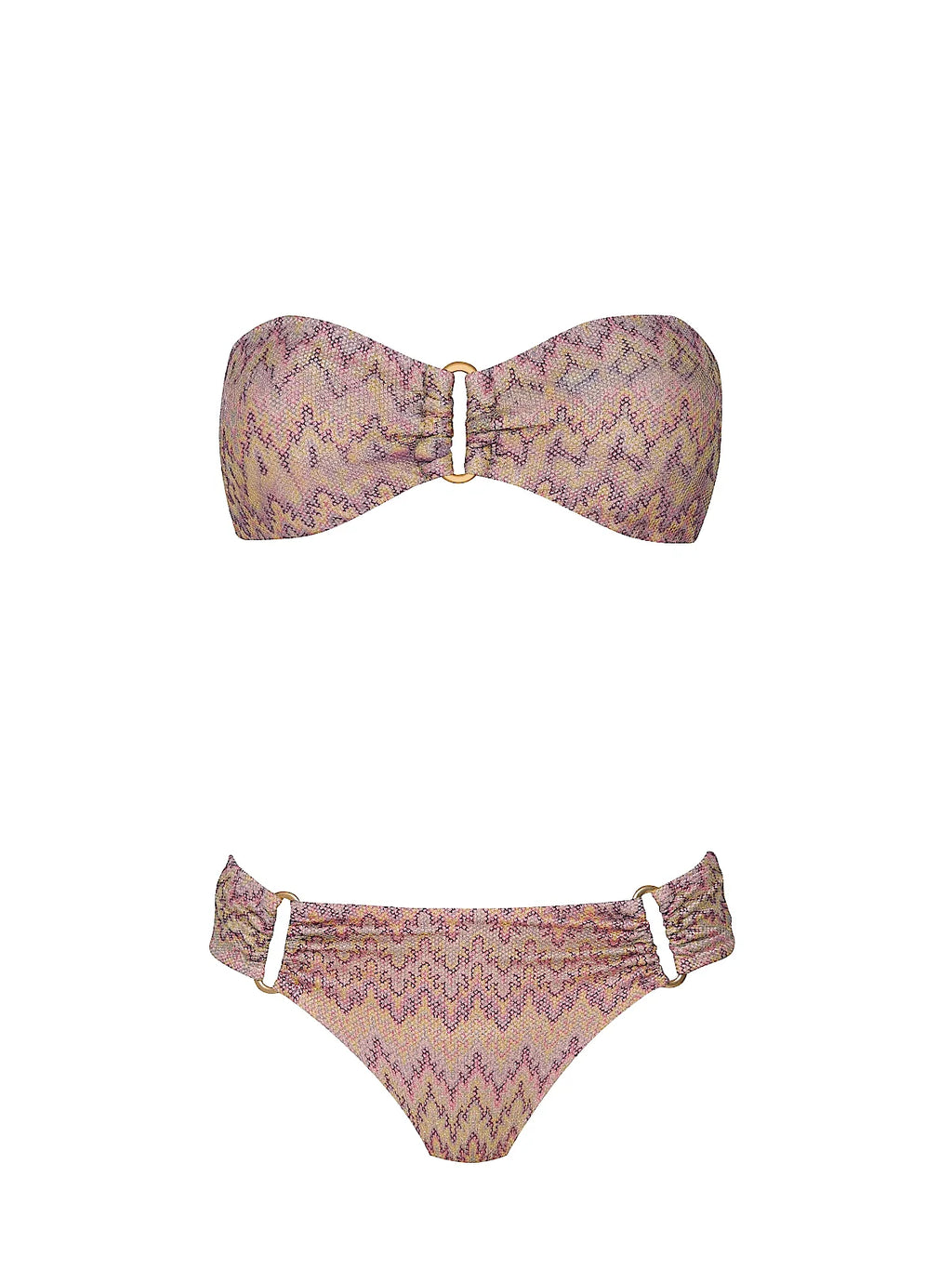 Detail Bandeau-Detail Fanned Bikini