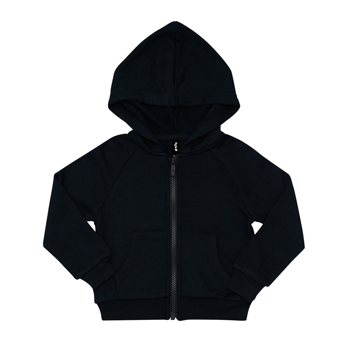 Fleece Zip Up Hoodie in Midnight