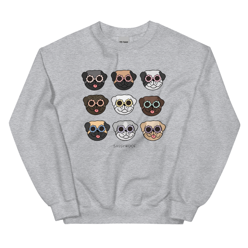 Sweatshirt - Pugs