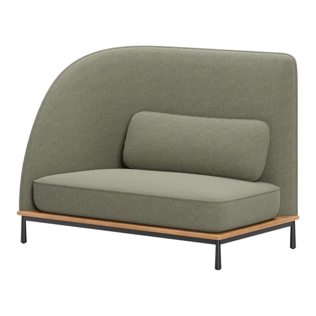 Arc High Back 2-Seater Sofa - Left