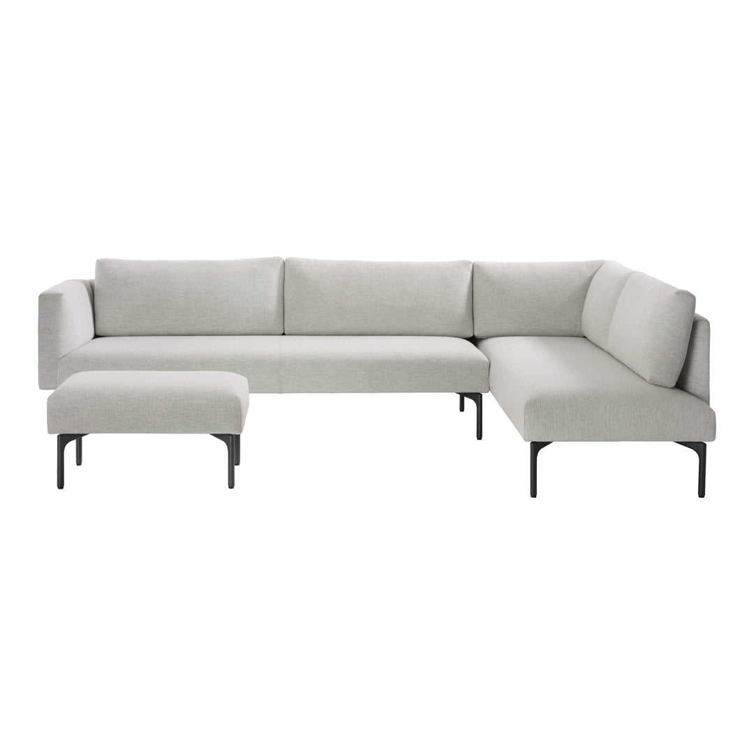 Arris Sofa - L-Shaped w/ Wide Arms (120.1" W)
