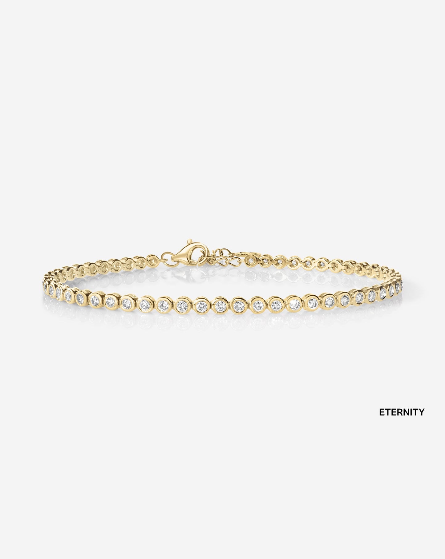 Bezel Mini Diamond Tennis Bracelet