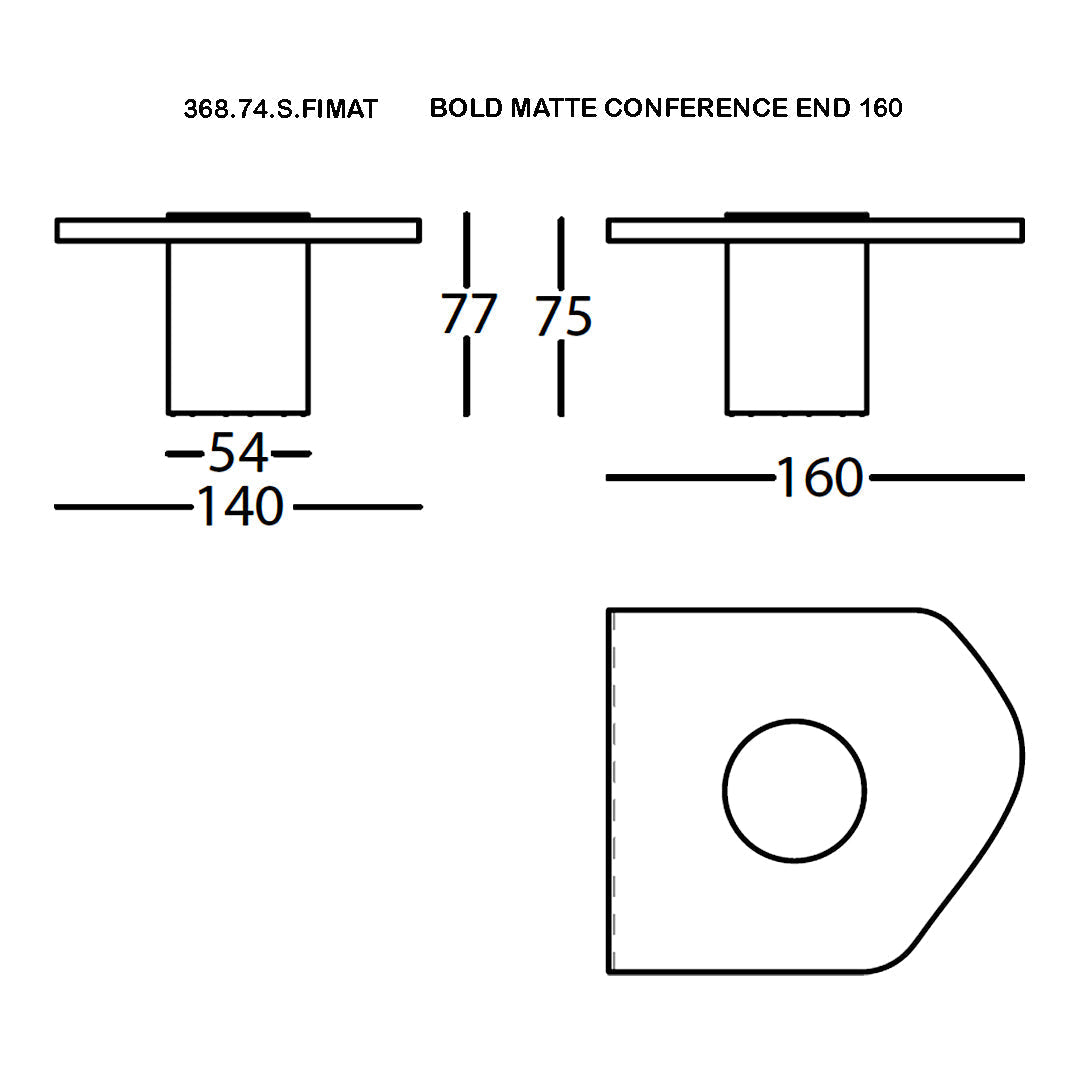 Bold Modular Conference Table - Matte Lacquered