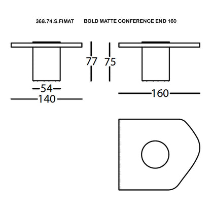 Bold Modular Conference Table - Matte Lacquered