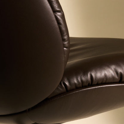 Beetle Soft Lounge Chair - Conic Base - Fully Upholstered