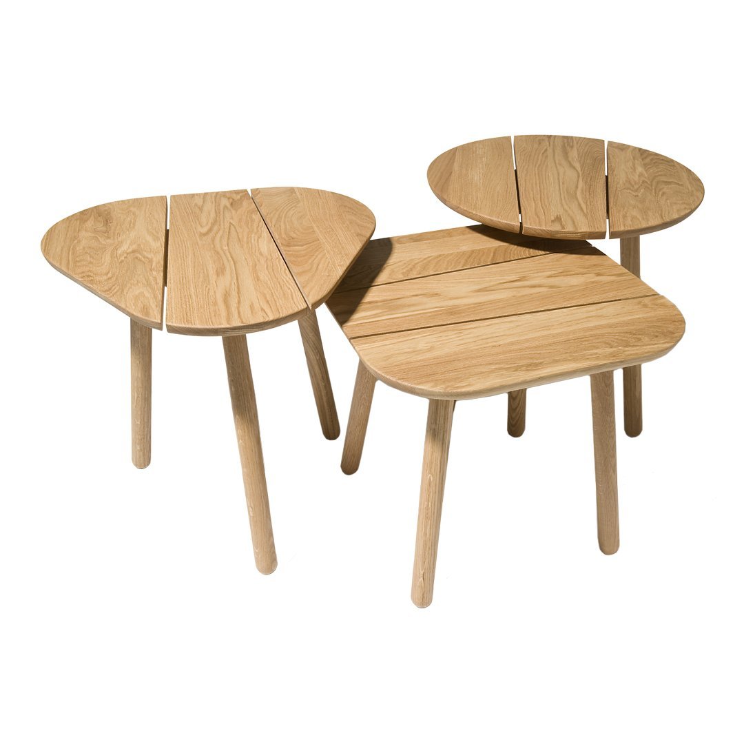 Bruse Triangular Sofa Table