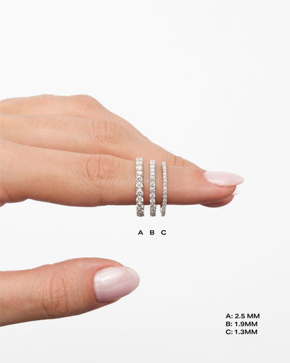 1.3 mm Perfect Pavé Diamond Ring