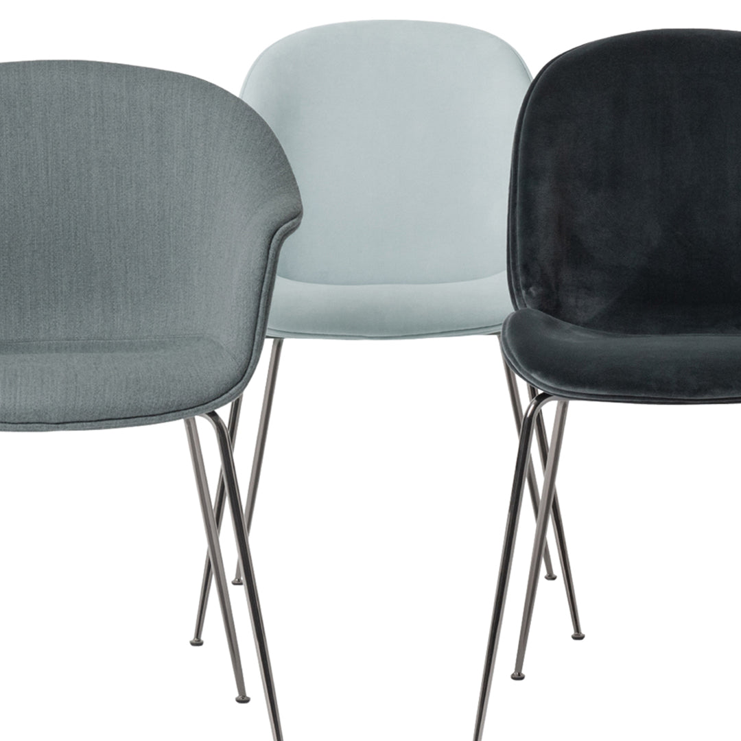 Bat Dining Chair - Conic Base - Fully Upholstered