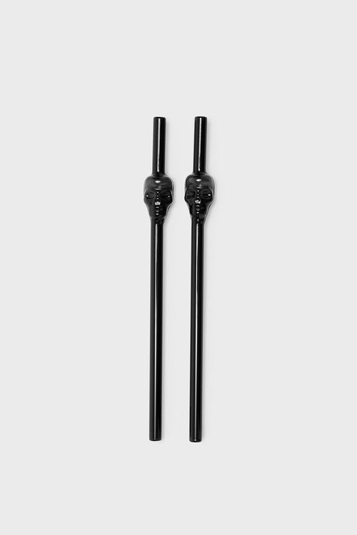 Cranium Skull Drinking Straws And Brush Set