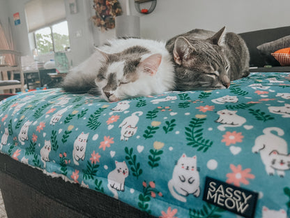 Pet Blanket - Purrs & Petals