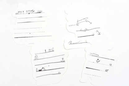 Classiky - Toranekobonbon Cat Cutout Message Cards