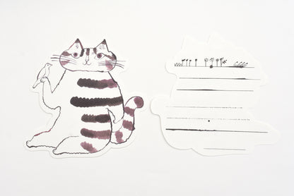 Classiky - Toranekobonbon Cat Cutout Message Cards