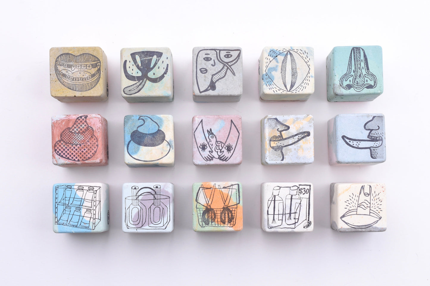 Dan Wei Industry - Cement Rubber Stamp - Motifs