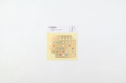 Delfonics Rollbahn Calendar Drawing Template - Gold
