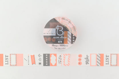 Beverly Baum Label Roll Stickers - Log