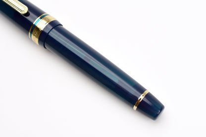 BUNGUBOX Original Oversized Fountain Pen - Fujiyama Blue