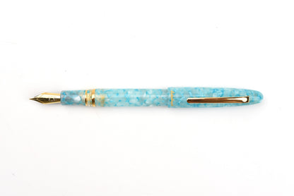 Esterbrook Estie Fountain Pen - Aqua Gold - Gold Trim - Limited Edition