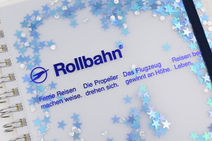 Delfonics Rollbahn Spiral Notebook - Pocket Memo Large - Glitter - Special Edition