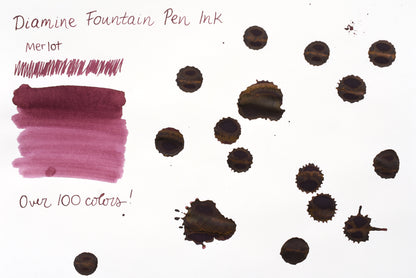 Diamine Fountain Pen Ink - Merlot - 30mL