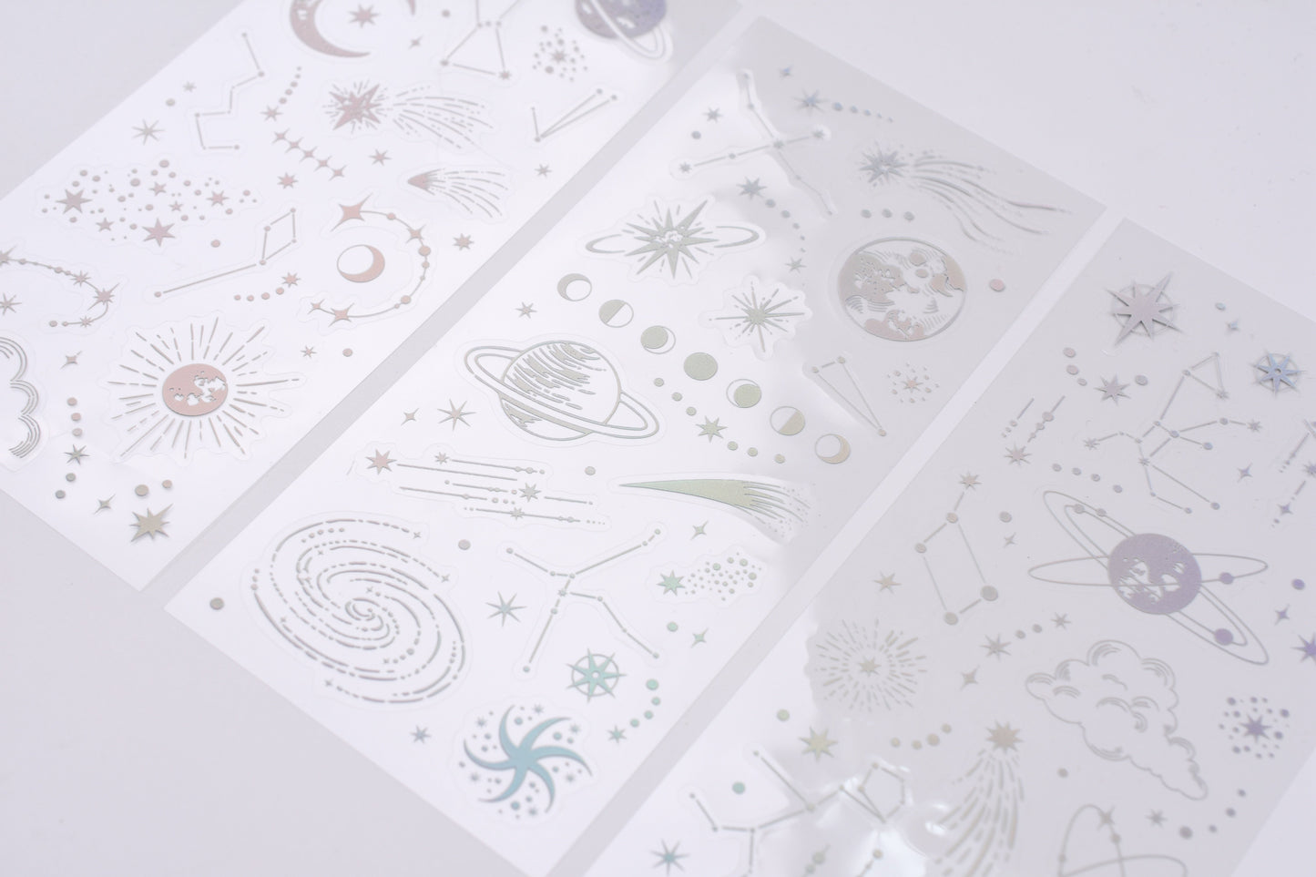 BGM - Foil Stamping Iride Sticker Sheets - Galaxy