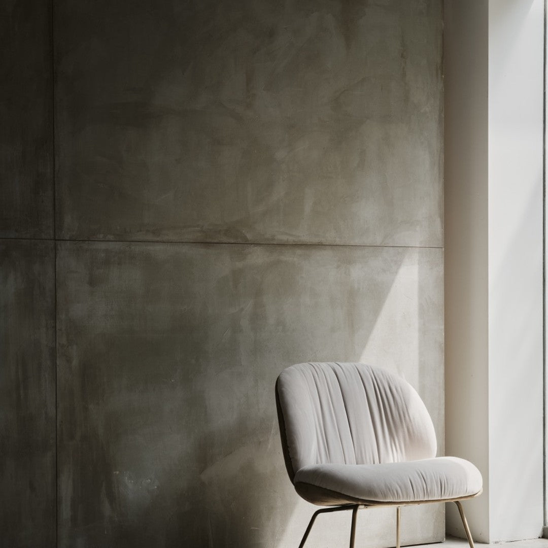 Beetle Soft Lounge Chair - Conic Base - Fully Upholstered