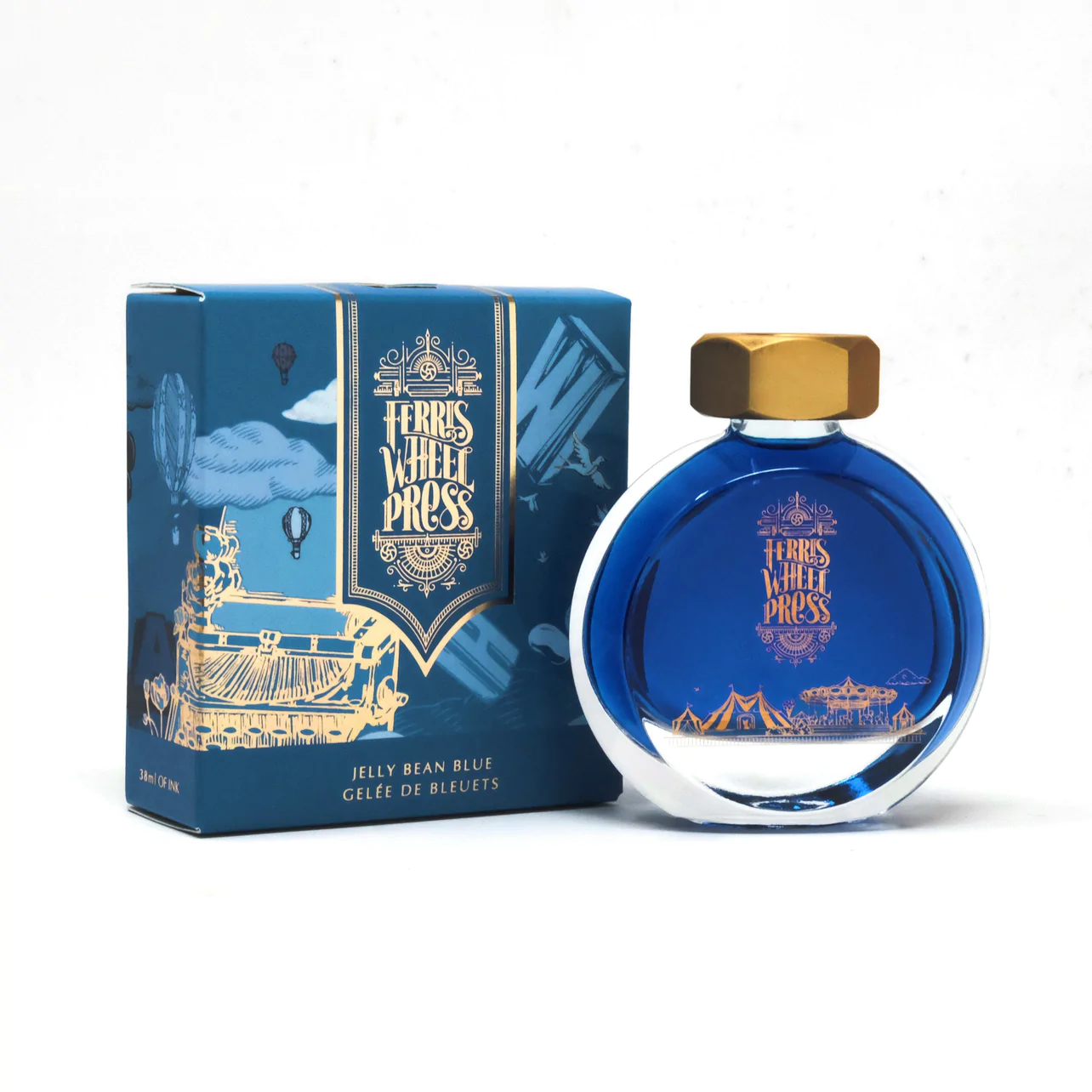 Ferris Wheel Press - The Harvest Collection - Jelly Bean Blue