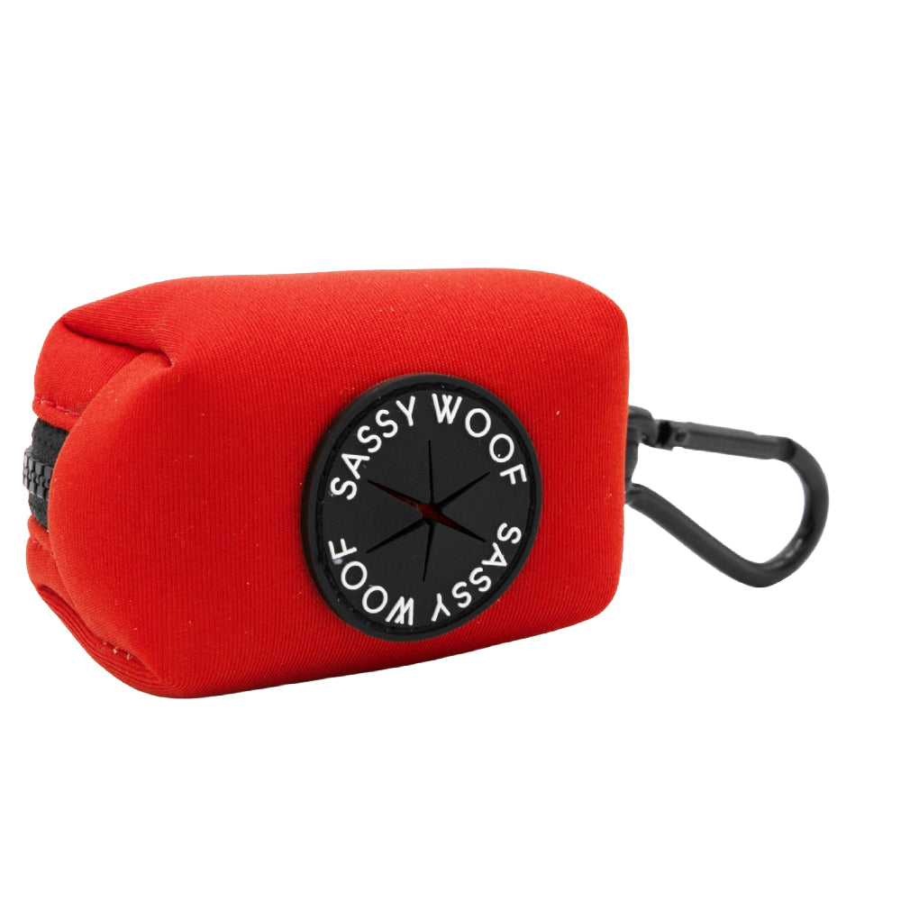 Dog Collar Three Piece Bundle - Neon Red