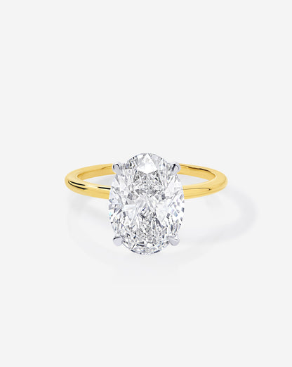 4.06 Oval Lab Diamond in Whisper Thin® Embrace