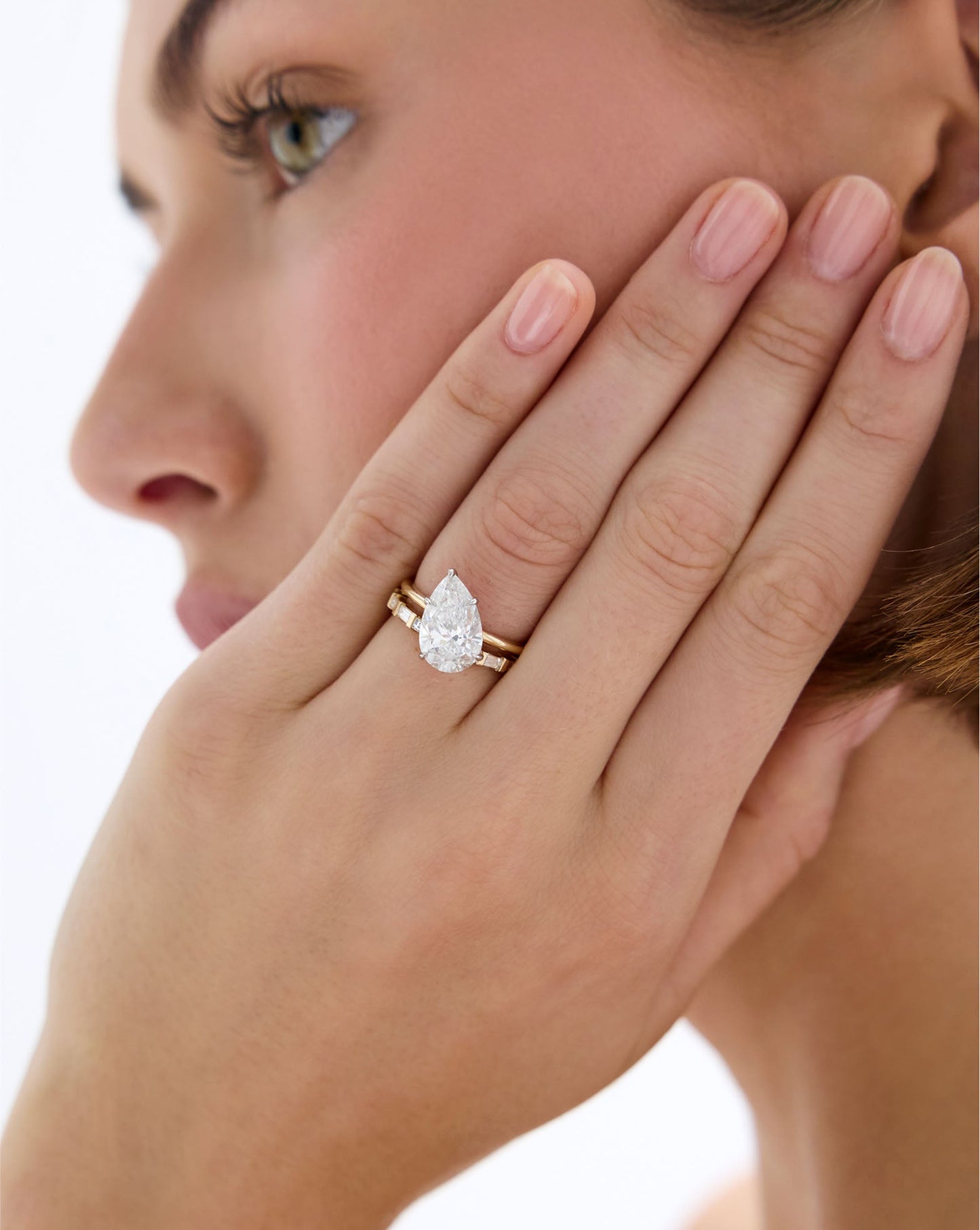 Baguette Bar Lab Diamond Eternity Band