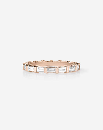 Baguette Bar Lab Diamond Eternity Band