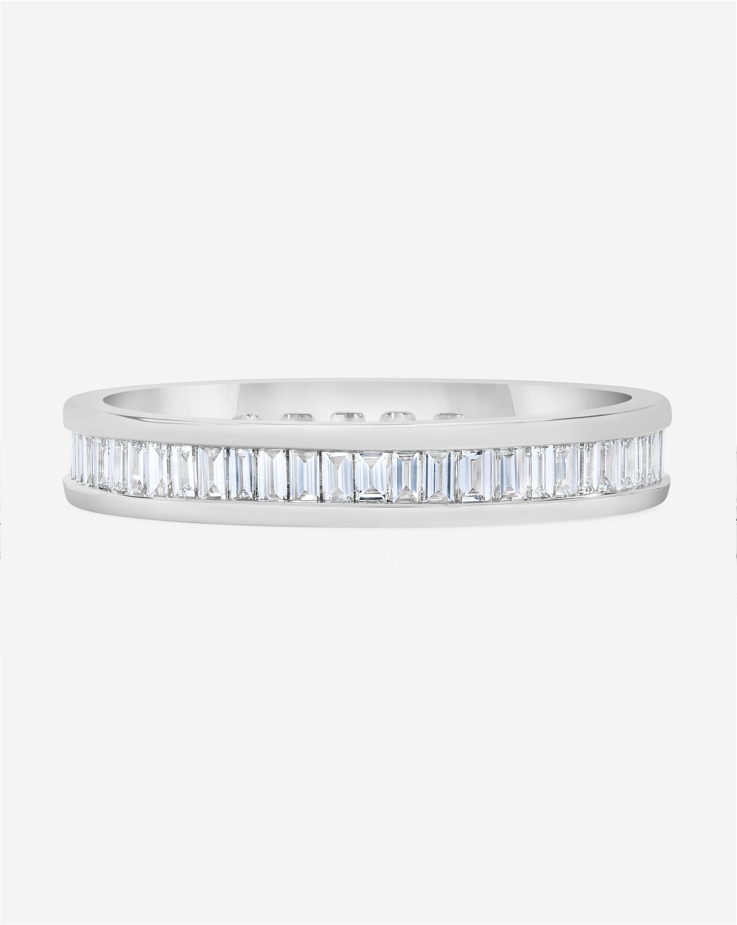 Baguette Diamond Channel Set Eternity Band