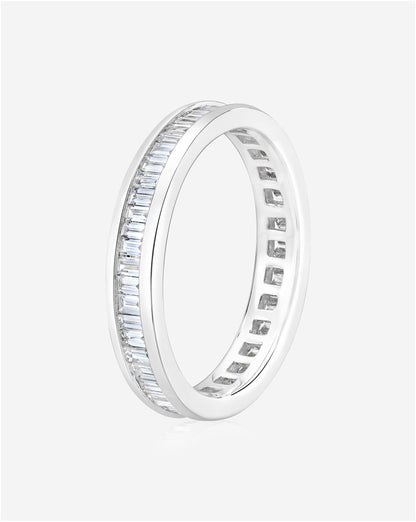 Baguette Diamond Channel Set Eternity Band