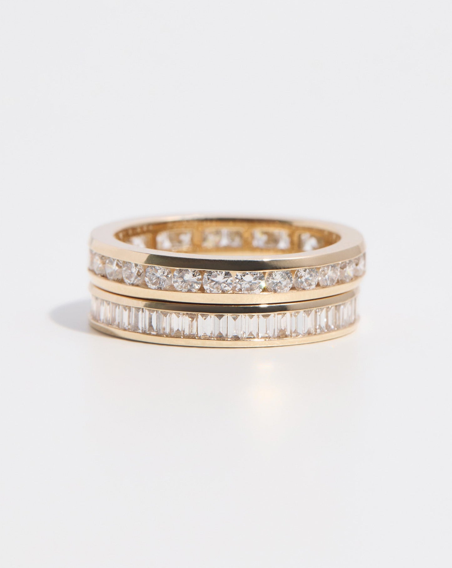 Baguette Diamond Channel Set Eternity Band