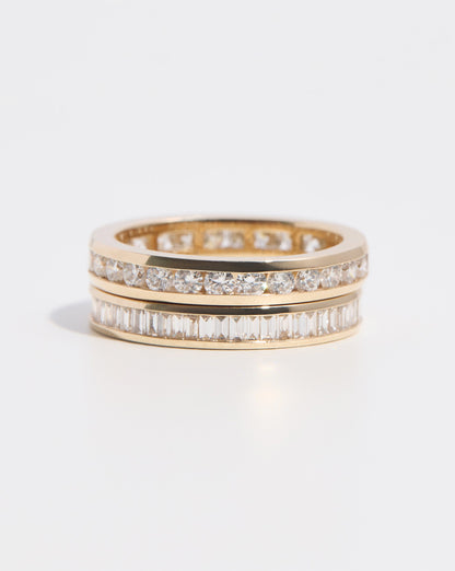 Baguette Diamond Channel Set Eternity Band