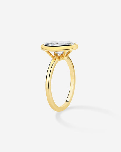 2.50 Oval Natural Diamond in Whisper Thin® Bezel
