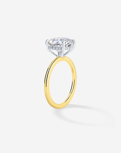 4.60 Round Lab Diamond in Whisper Thin® Hidden Halo