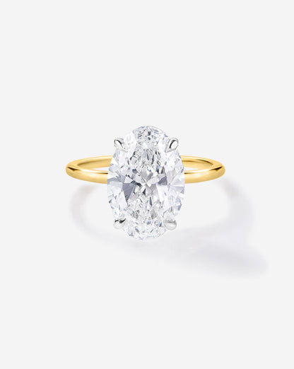 3.78 Oval Lab Diamond in Whisper Thin®